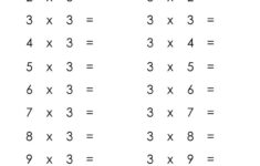 Printable Multiplication Worksheets: Times Tables 1-12 (Pdf) - Etsy regarding Multiplication Worksheets 1 To 12