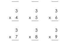 Printable Multiplication Worksheets: Times Tables 1-12 (Pdf) - Etsy within Multiplication Worksheet 1 5