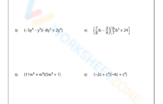 Printable Multiplying Binomials Worksheets Download intended for Multiplication of Binomials Worksheet