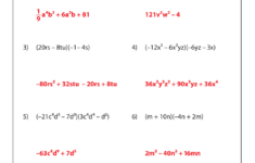 Printable Multiplying Polynomials Worksheets with Multiplication And Division Of Polynomials Worksheet