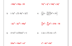 Printable Multiplying Polynomials Worksheets with Multiplication Of Binomials Worksheet