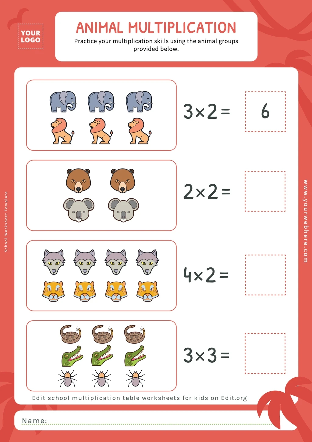 Printable Preschool Worksheet Templates for Multiplication Worksheets For Kindergarten
