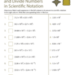 Printable Scientific Notation Worksheets Download Intended For Multiplication And Division With Scientific Notation Worksheet