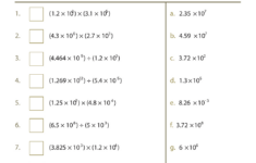 Printable Scientific Notation Worksheets Download intended for Multiplication Of Scientific Notation Worksheet