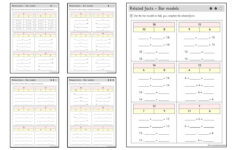 Related Facts - Bar Models (Within 20) | Worksheets – Primary throughout Bar Model Multiplication Worksheets