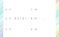 Repeated Multiplication To Find The Value Of The Exponent throughout Multiplication Of Exponents Worksheet