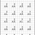 Single Digit Multiplication – Eight Worksheets / Free Printable Throughout 2 Digit By One Digit Multiplication Worksheets