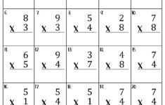 Single Digit Multiplication Worksheets - Etsy for Single Digit Multiplication Practice Worksheets