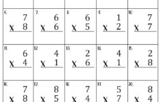 Single Digit Multiplication Worksheets - Etsy with regard to Multiplication Single Digit Worksheet