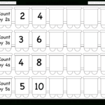 Skip Counting2, 3, 4 And 5 – Worksheet / Free Printable With Regard To Skip Counting For Multiplication Worksheets