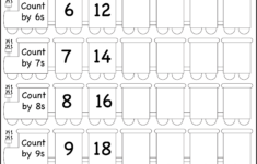 Skip Counting6, 7, 8 And 9 – Worksheet / Free Printable intended for Skip Counting Multiplication Worksheets