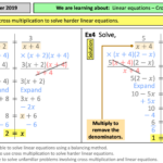 Solving Equations   Cross Multiplication | Teaching Resources Regarding Cross Multiplication Worksheets Printable Free