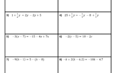 Solving Multi-Step Equations Variables On Both Sides Notes intended for Multiple Step Equations Worksheet