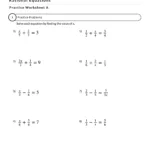 Solving Rational Equations Worksheet, Definition, And Examples Intended For Multiplication Of Rational Expressions Worksheet