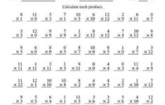 Squid Games: Season 2 Multiplication Facts To 144 (A) Name: Date within Multiplication Facts To 144A
