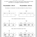 Strategies For Teaching Multi Digit Multiplication   The Owl Teacher In Break Apart Method Multiplication Worksheets