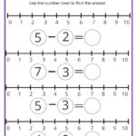 Subtract With Number Lines   K12 Math Worksheets In Teaching Multiplication Grade 2 Using Number Lines