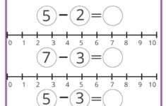 Subtract With Number Lines - K12 Math Worksheets in Teaching Multiplication Grade 2 Using Number Lines