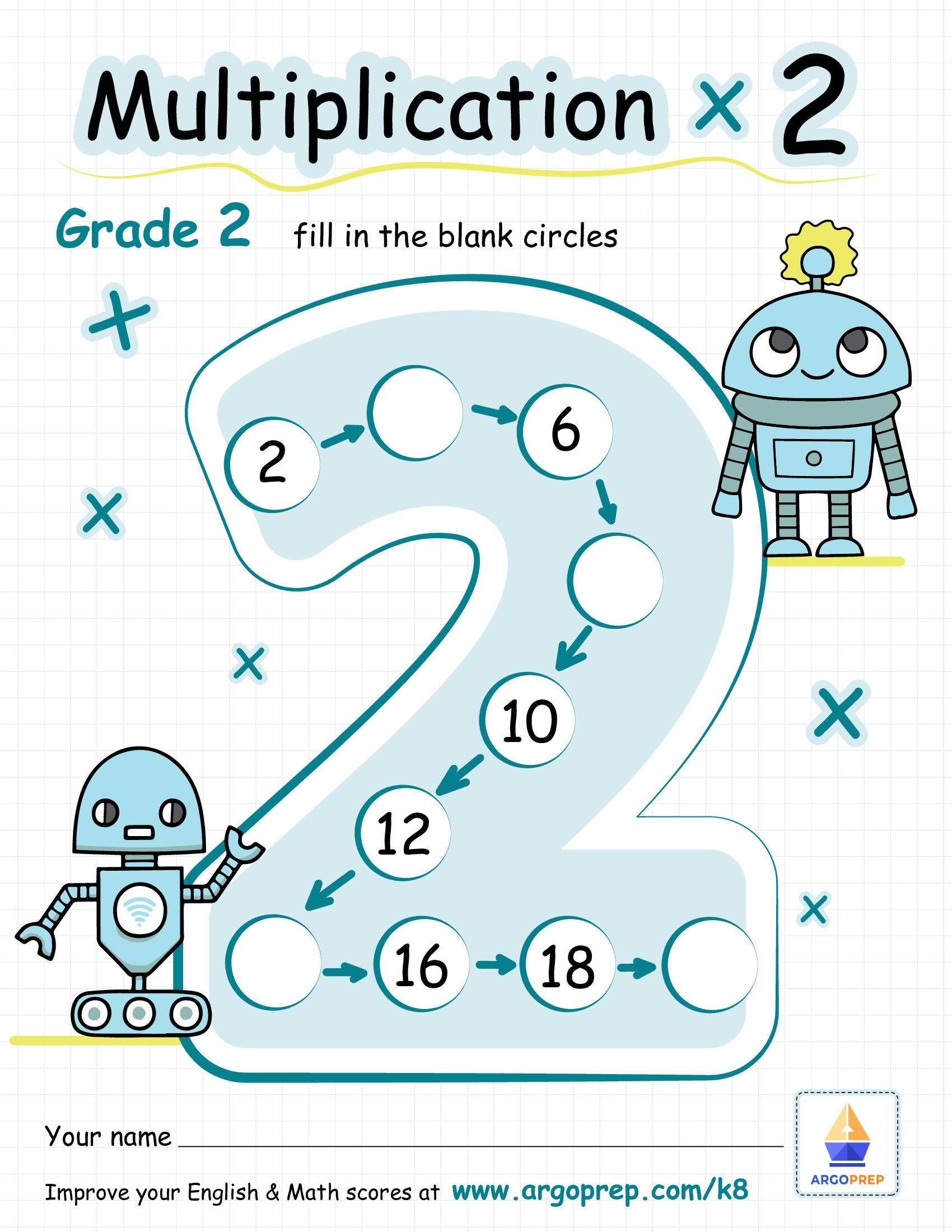 Time To Multiply2 - Argoprep regarding Multiplication of 2 Worksheets