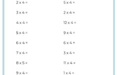 Times Tables 1-12 Worksheets, Multiplication Tables Printable With inside Multiplication Tables 1 To 12 Worksheets