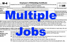 Tutorial - Multiple Jobs Worksheet On The W4 Form with Irs Multiple Jobs Worksheet