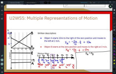 U2Ws5: Multiple Representations Of Motion Problem 7 Solution With Equations inside Unit 2 Worksheet 5 Multiple Representations of Motion Answers