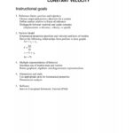 Unit Ii: Particle Moving With Constant    Modeling Physics For Unit 2 Worksheet 5 Multiple Representations Of Motion Answers