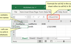 Using Data From Multiple Excel Worksheets To Populate A Pdf Form inside What Type of Formula Uses Data From Multiple Worksheets