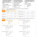Using The Associative, Commutative And Distributive Properties For In Distributive Property Multiplication Worksheet