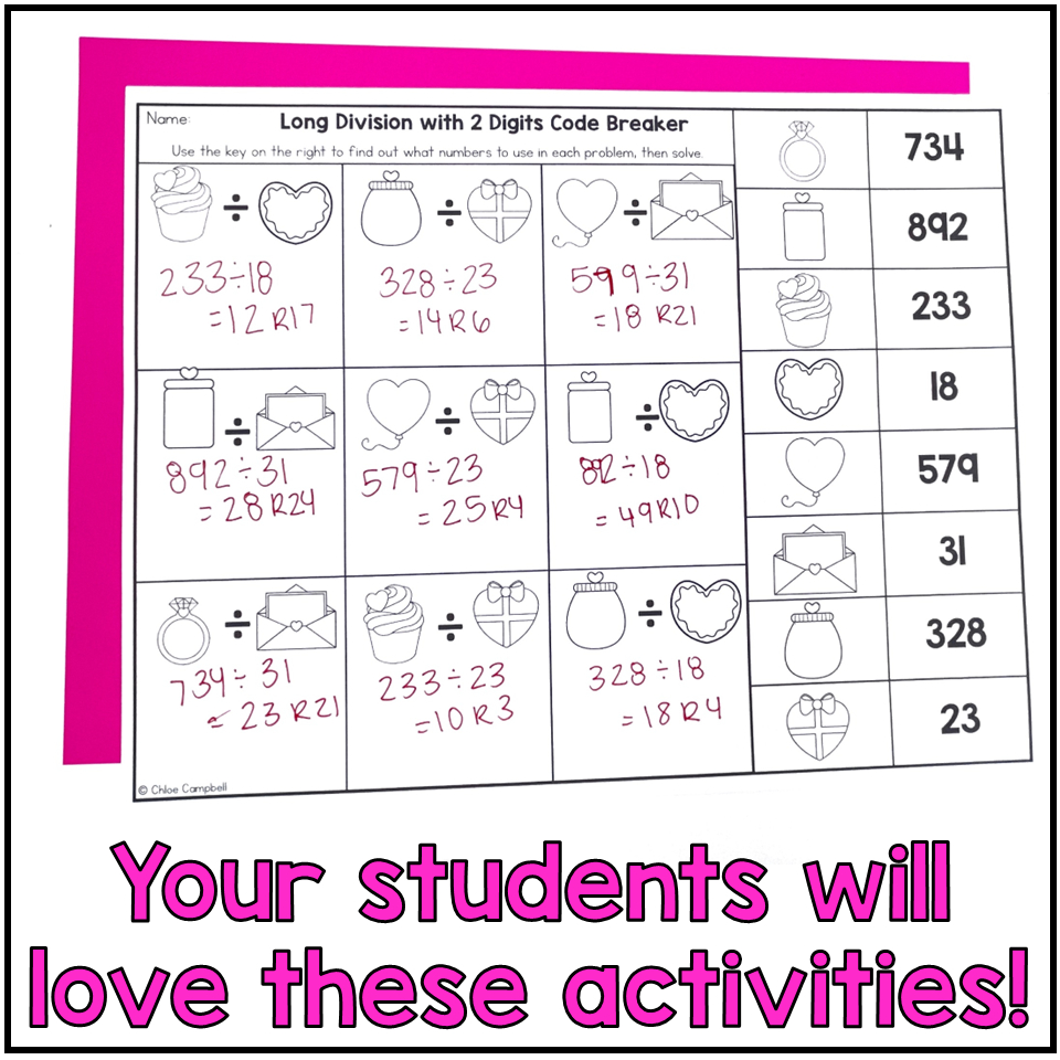 Valentine&amp;#039;S Day Math Activities - No Prep Worksheets Bundle - Math Worksheets with regard to Valentine&amp;#039;S Day Multiplication Worksheets