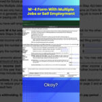 W 4 Form With Multiple Jobs Or Self Employment   Youtube In Multiple Jobs Worksheet On Page 3