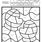 Winter Coloring Pages   Multiplication Colornumber   Classful With Regard To Math Multiplication Coloring Worksheets