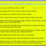 Worksheet On Word Problems On Fractions | Fraction Word Problems | Ans Pertaining To Multiplication Fraction Word Problems Worksheet