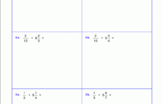 Worksheets For Fraction Multiplication intended for Multiplication of Fractions and Mixed Numbers Worksheets