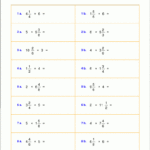 Worksheets For Fraction Multiplication Intended For Multiplication Of Fractions And Mixed Numbers Worksheets