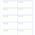 Worksheets For Fraction Multiplication Pertaining To Double Digit Fraction Multiplication Worksheet 5Th